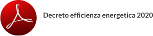 Decreto efficienza energetica 2020