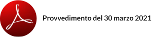 Provvedimento del 30 marzo 2021